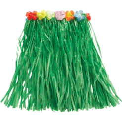 Rubies Hawaiian Grass Skirt Green Accessory