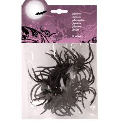 Boland All Party Decorations And Props 12 Spiders Decorations