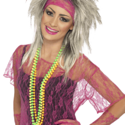 Smiffys 80s Lace Vest Set