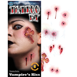 Tinsley Transfers Vampire Kiss Temporary Tattoos
