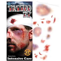 Tinsley Transfers Halloween Cut & Bruised Temporary Tattoos