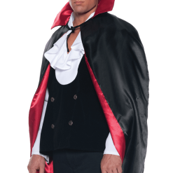 Underwraps Reversible Black/Red Cape Halloween