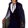 Underwraps Black Vampire Cape Halloween