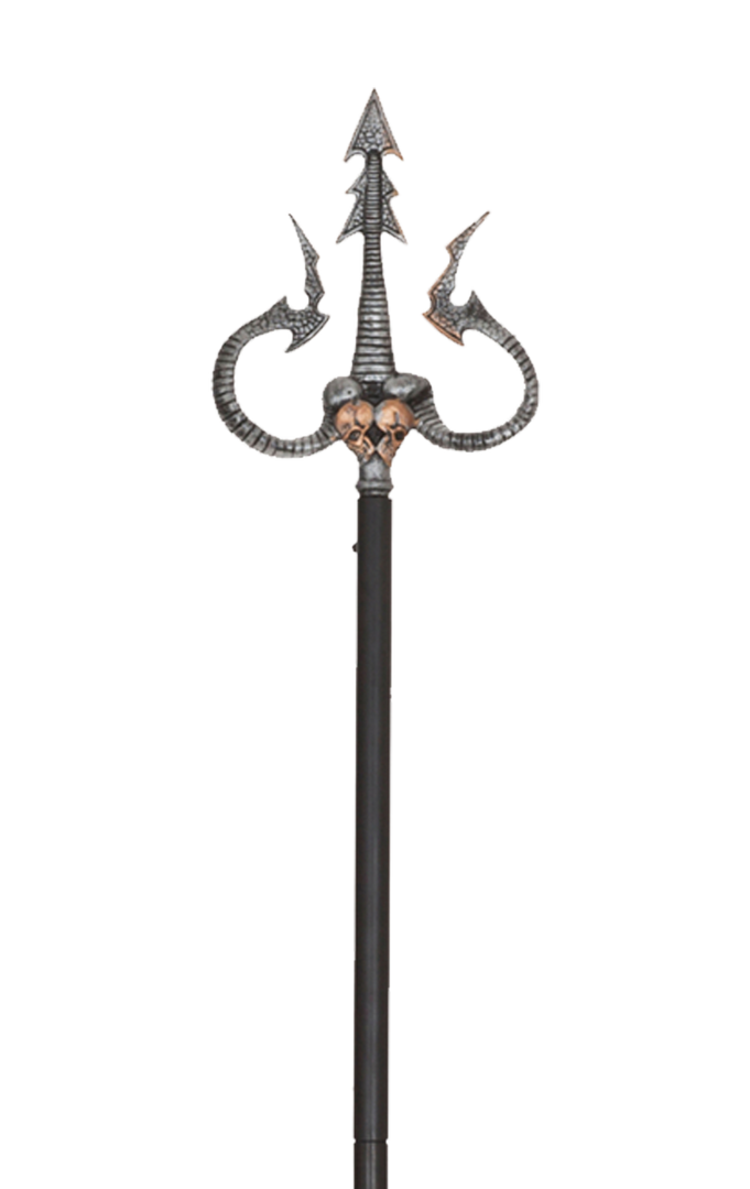 Bristol Novelty Fairytales Skull Trident Accessory 1 Bristol Novelty Fairytales Skull Trident Accessory