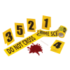 Fun World Halloween Crime Scene Kit Decoration