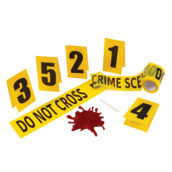 Fun World Halloween Crime Scene Kit Decoration