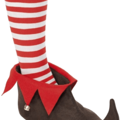 Smiffys Christmas Elf Shoes With Bells