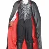 Generic Mens Satin Vampire Cape