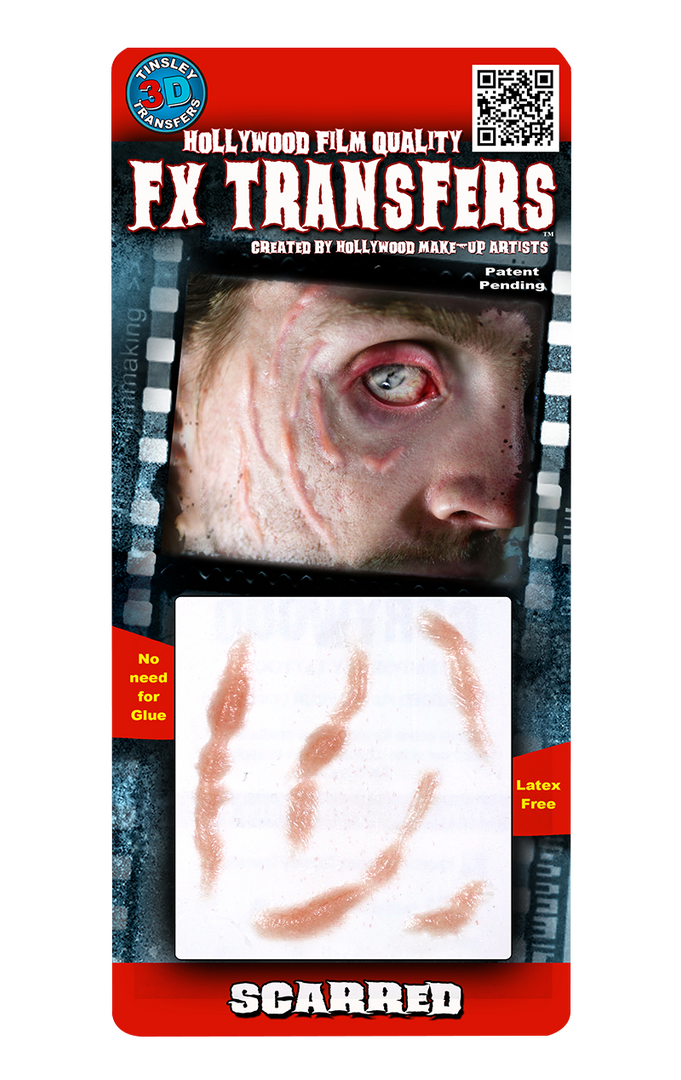 Tinsley Transfers Scarred 3D FX Transfers Halloween 1 Tinsley Transfers Scarred 3D FX Transfers Halloween