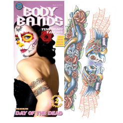 Tinsley Transfers All Accessories Gypsy Skull Body Band Tattoo