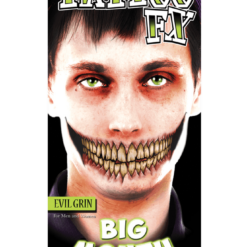 Tinsley Transfers Evil Grin Big Mouth Tattoo Clowns