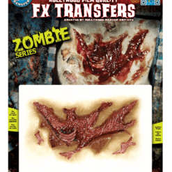 Tinsley Transfers Zombie Torn Throat FX Transfer Halloween