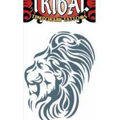Tinsley Transfers Lions & Tigers Tribal Lion Temporary Tattoo
