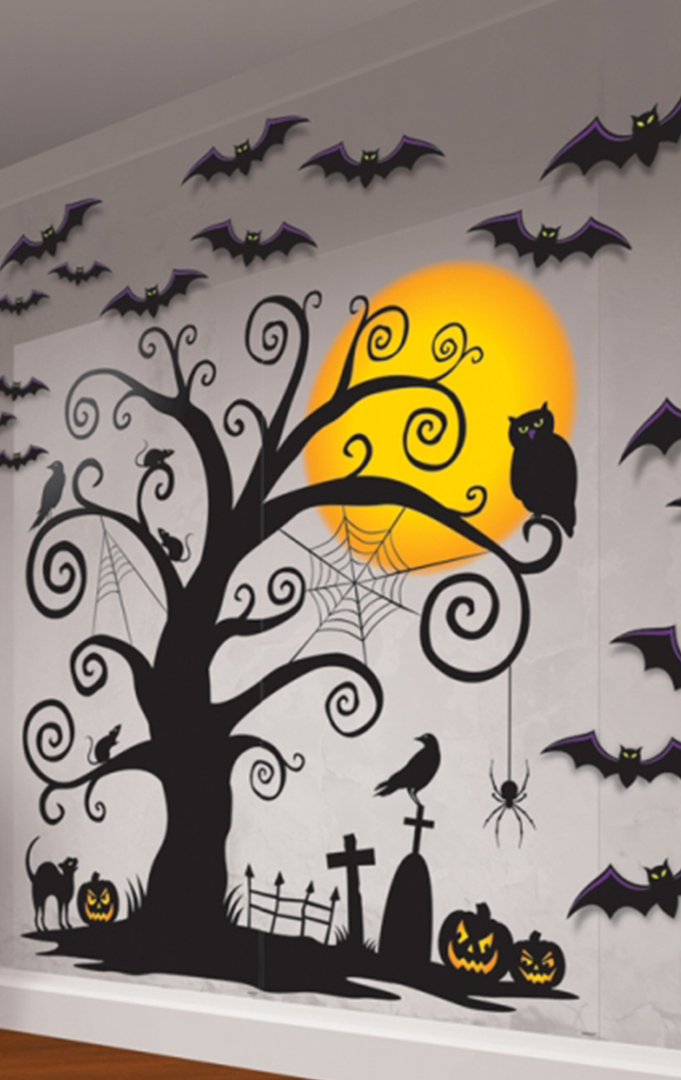 Amscan Halloween Wall Decorating Kit 1 Amscan Halloween Wall Decorating Kit