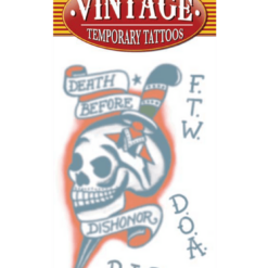 Tinsley Transfers Outlaw Skull Tattoo Accessory