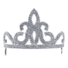 Bristol Novelty Book Characters Silver Tiara Accessory