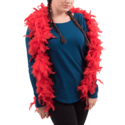 Bristol Novelty Feather Boa Red All Decades /Era Costumes