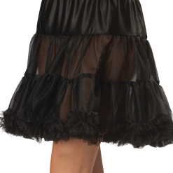 California Costumes Ruffled Pettiskirt Black