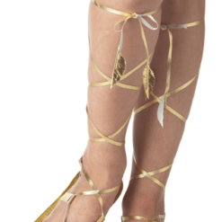 California Costumes Roman Golden Goddess Sandals Greek & Roman