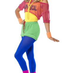 Smiffys Womens Let's Get Physical Costume