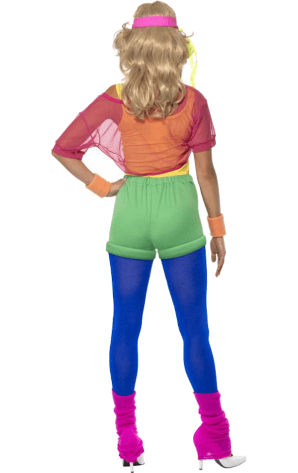 Smiffys Womens Let's Get Physical Costume 3 Smiffys Womens Let's Get Physical Costume