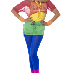 Smiffys Womens Let's Get Physical Costume