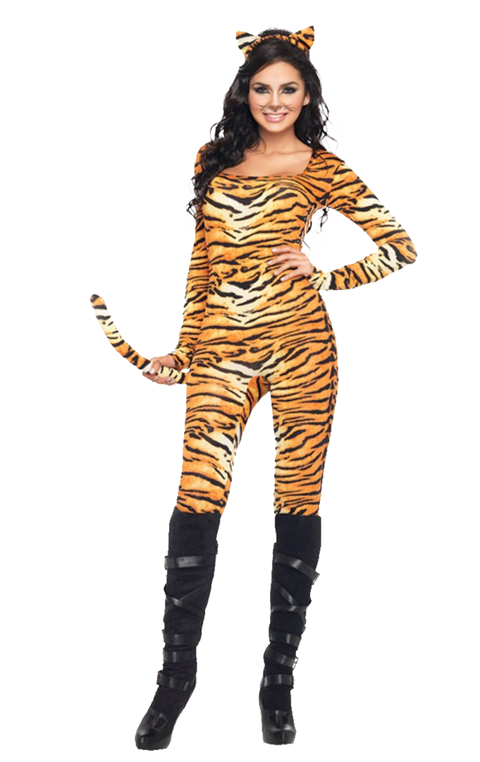 Dreamgirl Womens Wild Tiger Costume 1 Dreamgirl Womens Wild Tiger Costume