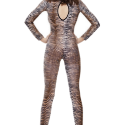 Smiffys Animals Tiger Print Bodysuit Costume