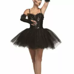 Palmer Masquerade Ball Gothic Swan Ballerina Costume