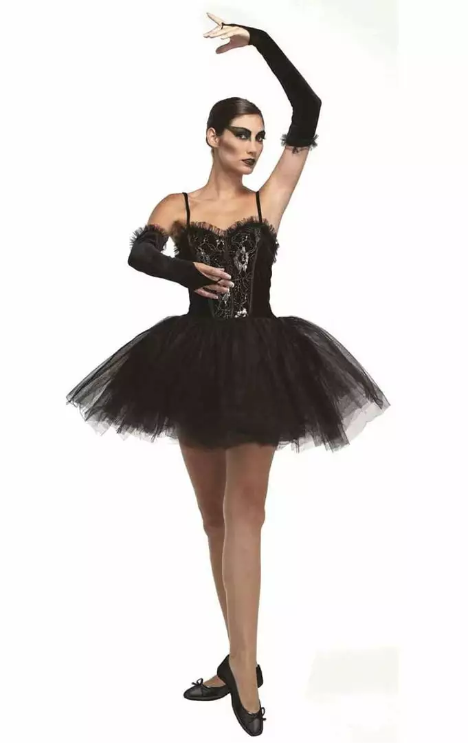 Palmer Masquerade Ball Gothic Swan Ballerina Costume 1 Palmer Masquerade Ball Gothic Swan Ballerina Costume