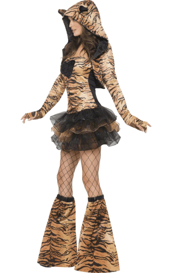 Smiffys Fever Tiger With Tutu Costume 2 Smiffys Fever Tiger With Tutu Costume