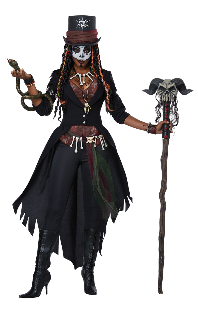 California Costumes Womens Voodoo Magic Priestess Costume Halloween 1 California Costumes Womens Voodoo Magic Priestess Costume Halloween