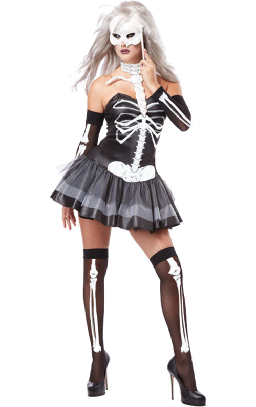California Costumes Ladies Skeleton Masquerade Costume Masquerade Ball 2 California Costumes Ladies Skeleton Masquerade Costume Masquerade Ball
