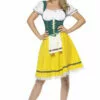 Smiffys Womens Yellow Bavarian Costume