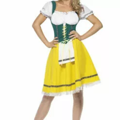 Smiffys Womens Yellow Bavarian Costume