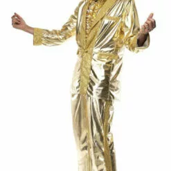 Smiffys Elvis Gold Suit Costume American / USA