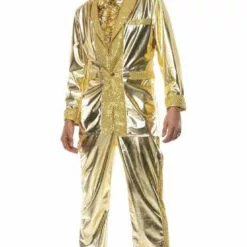 Smiffys Elvis Gold Suit Costume American / USA