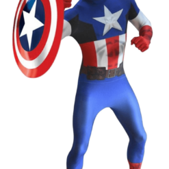 Body Republic American / USA Adult Captain America Zappar Costume