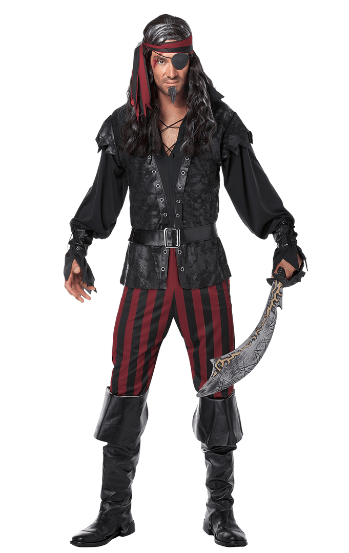 California Costumes Mens Ruthless Rogue Pirate Costume 1 California Costumes Mens Ruthless Rogue Pirate Costume