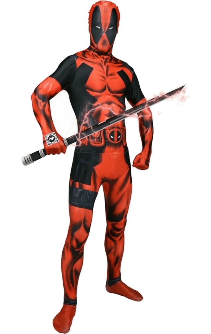 Body Republic Adult Deadpool Morphsuit Costume Book Characters 2 Body Republic Adult Deadpool Morphsuit Costume Book Characters