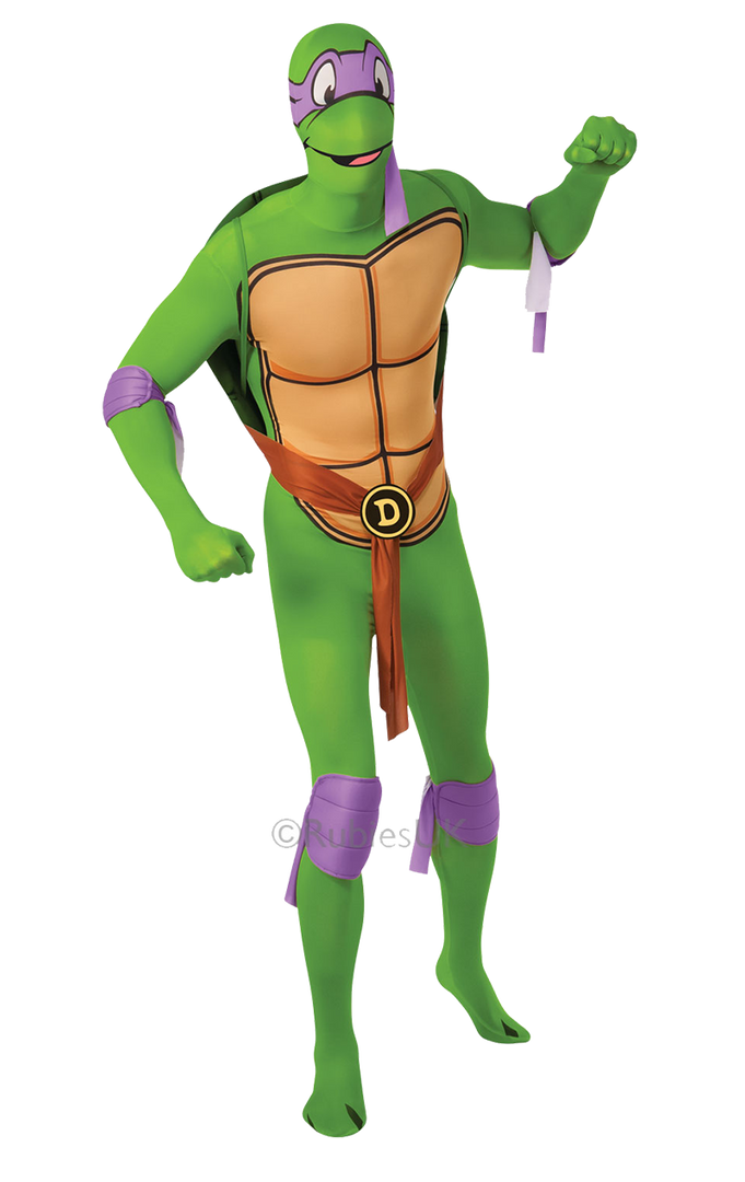 Rubies Adult Donatello Second Skin Costume 1 Rubies Adult Donatello Second Skin Costume