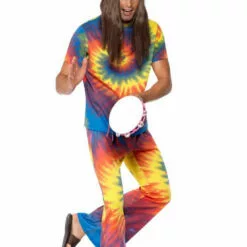 Smiffys 60s Tie Die Costume All Decades /Era Costumes 7 Smiffys 60s Tie Die Costume All Decades /Era Costumes