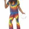 Smiffys 60s Tie Die Costume All Decades /Era Costumes