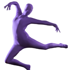 Body Republic Morphsuit Purple Costume