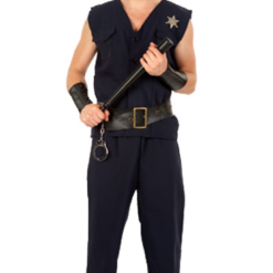 Generic Mens Policeman And Cuffs Costume Cops & Robbers