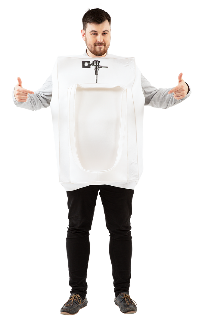 Orion Costumes Novelty Adult Unisex Urinal Costume 1 Orion Costumes Novelty Adult Unisex Urinal Costume