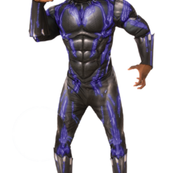 Rubies Mens Black Panther Battle Costume