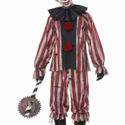 California Costumes Mens Plus Size Nightmare Clown Costume