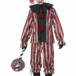 California Costumes Mens Plus Size Nightmare Clown Costume
