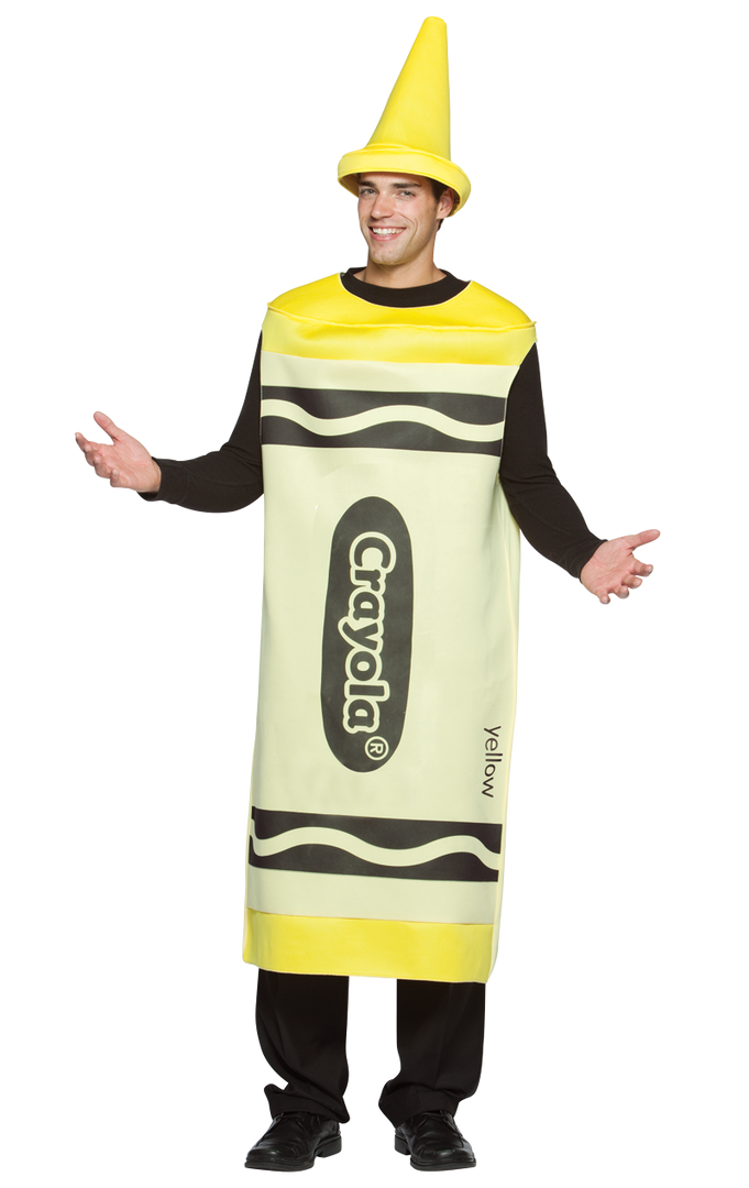 Generic Crayola Crayons Costume - Yellow 1 Generic Crayola Crayons Costume - Yellow